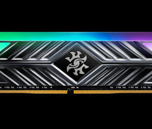 Adata XPG D41/DDR4/8GB/3200MHz/CL16/1x8GB/RGB/Grey