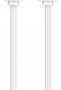 ALIGATOR Dátový kábel POWER 3A, USB-C/USB-C, biely