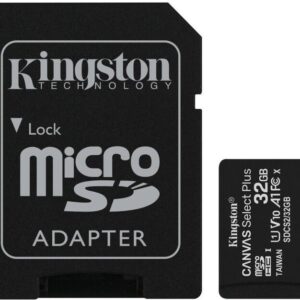Kingston Canvas Select Plus A1/micro SDHC/32GB/UHS-I U1/Class 10/+ Adaptér