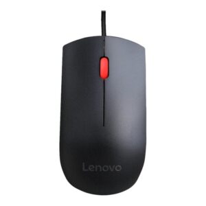 Lenovo Essential/Kancelárska/Optická/1 600 DPI/Drôtová USB/Čierna