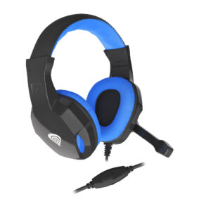 Herné stereo slúchadlá Genesis Argon 100, čierno-modré, 1x jack 4-pin