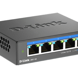 D-Link DMS-105/E 5-port 2.5G Multi-Gigabit QoS IGMP Snooping Switch