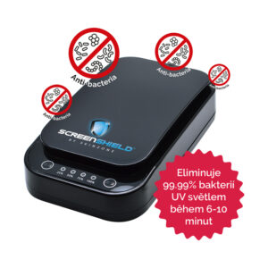 Screenshield™ UV sterilizátor pre mobilné telefóny a drobné predmety (čierna)