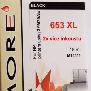 MORE ARMOR ink kompatibilný s HP 3YM75AE (653 XXL)
kapacita 720str.čierna