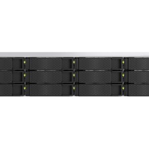 QNAP TS-h1277AXU-RP-R5-16G (Ryzen pre 5,1GHz, ZFS, 16GB DDR5 RAM, 12x SATA, 2x 2,5GbE, 2x 10GbE)