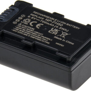 Batéria T6 Power Sony NP-FH50, NP-FH40, NP-FH30, 700mAh, 4,7Wh, sivá