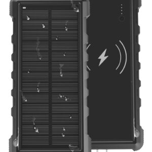 Solárna powerbanka VIKING W24W 24000mAh, QC3.0, bezdrôtové nabíjanie