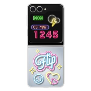 Samsung Dizajnový kryt Flipsuit pre Flip 6 Transparent