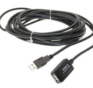 PremiumCord USB 2.0 repeater a predlžovací kábel A/M-A/F 5m
