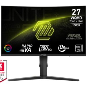MSI MAG/275CQRF QD E2/27"/VA/QHD/180Hz/0,5ms/Čierna/3R