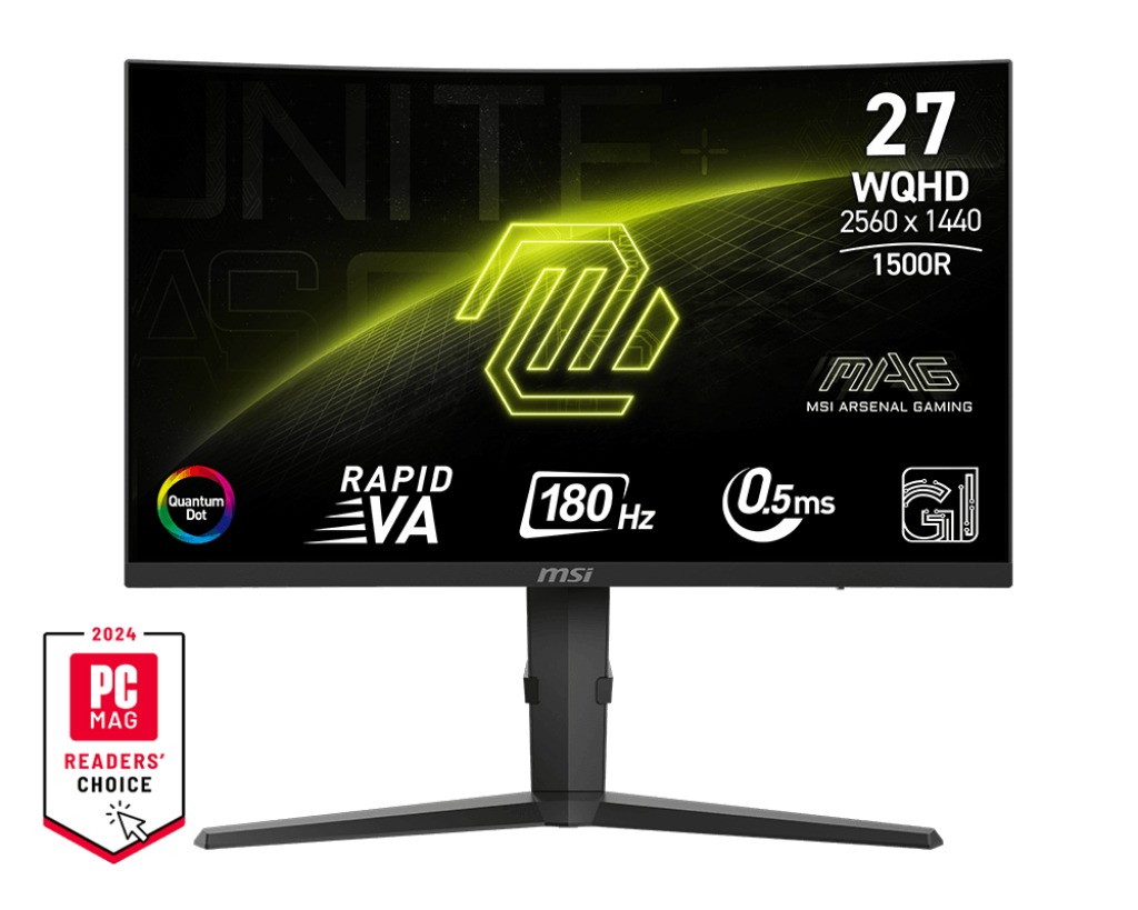 MSI MAG/275CQRF QD E2/27"/VA/QHD/180Hz/0,5ms/Čierna/3R