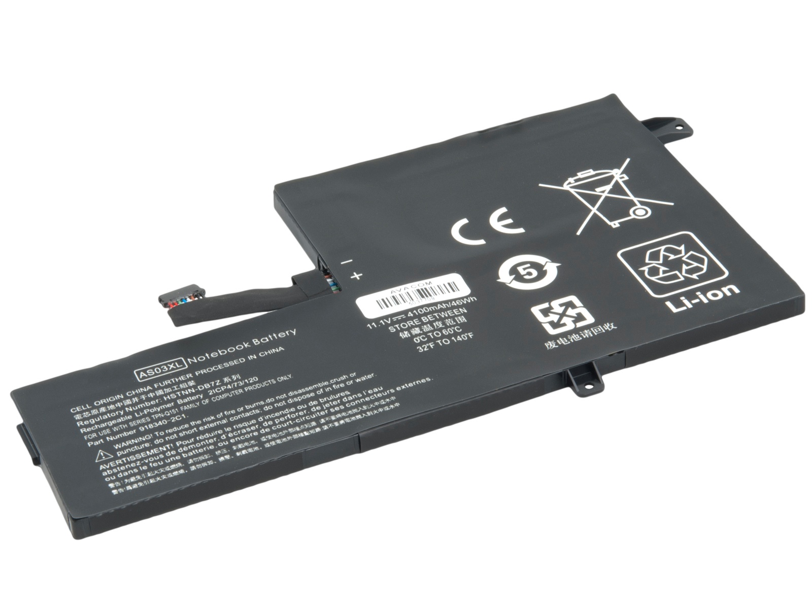 Batéria AVACOM pre HP Chromebook 11 G5 Li-Pol 11,1 V 4100mAh 46Wh