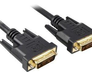 PremiumCord DVI-D prepojovací kábel, dual-link, DVI (24 +1), MM, 1m