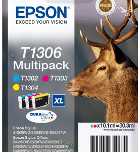Epson Multipack 3-colours T1306 DURABrite UltraInk