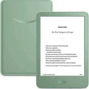 E-book Amazon Kindle Touch 2024 (16 GB), matcha, s reklamou