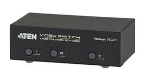 ATEN 2-port VGA Video/Audio prepínač