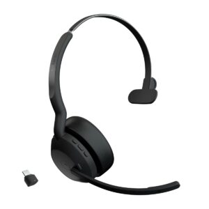 Jabra Evolve2 55/Mono/ANC/USB-C/BT-USB/Bezdrôt/MS/Čierna