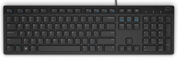 Dell KB216/Drôtová USB/GER layout/Čierna