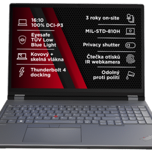 Lenovo ThinkPad P/P16 Gen 2/i7-14700HX/16"/2560x1600/32GB/1TB SSD/RTX 2000A/W11P/Black/3R