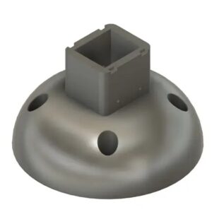 TP-LINK držiak/stojan pre kamery Tapo C500/C510W/C520WS na stenu a strop, biely s krytkou káblov