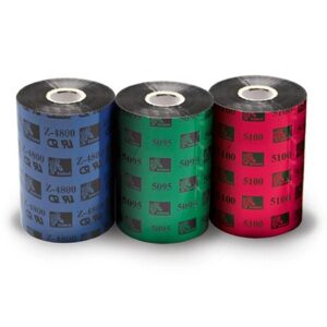 Zebra páska 4800 resin. šírka 80mm. dĺžka 450m