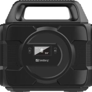Sandberg Power Station AC 300 - mobilný zdroj nabíjania, nabíjacia stanica čierna