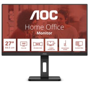 AOC/27E3QAF/27"/IPS/FHD/75Hz/4ms/Black/3R