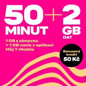 T-Mobile SIM Twist 50 MINÚT + 2GB