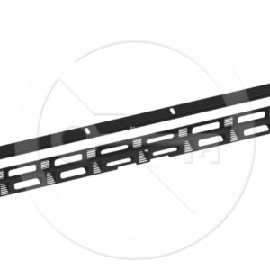 Vertikálny vyväzovací žľab 42U kovový s krytom, BK, VVZ-K-42-B