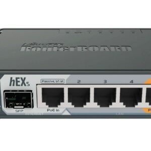 Mikrotik RB760iGS 880MHz, 256MB RAM, 5x LAN, ROS L4