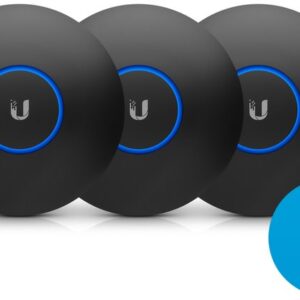 Ubiquiti kryt pre UAP-nanoHD, U6 Lite a U6+, čierny motív, 3 kusy