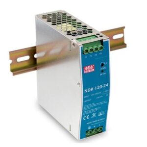 MEANWELL - NDR-120-24 - Priemyselný napájací zdroj 24V 120W na DIN