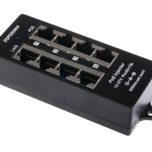 POE-PAN4-CASE 4-portový pasívny PoE panel s krytom