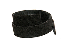 Obojstranný suchý zips Solarix, šírka 10mm, 25m, čierny