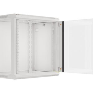 Nástenný rack 19'' 12U 600X450mm sivý flat pack