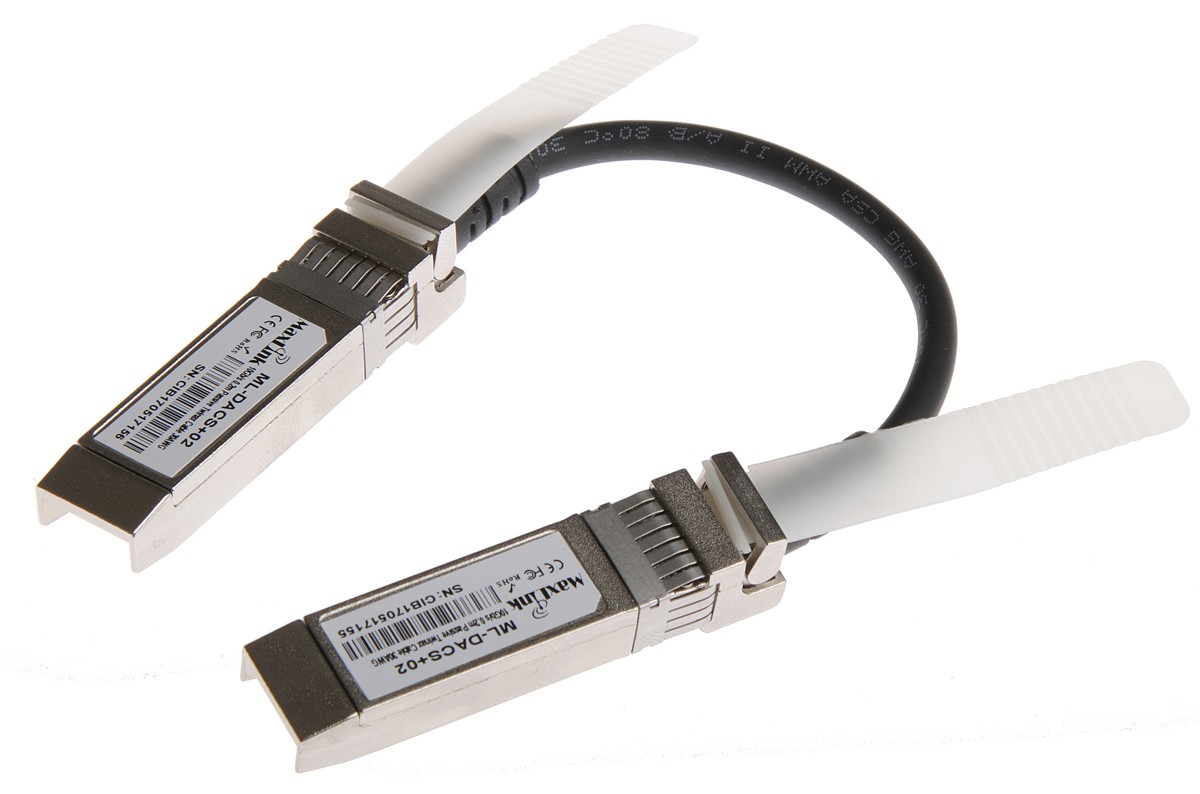 MaxLink 10G SFP+ DAC kábel, pasívny, DDM, cisco comp., 0,2m