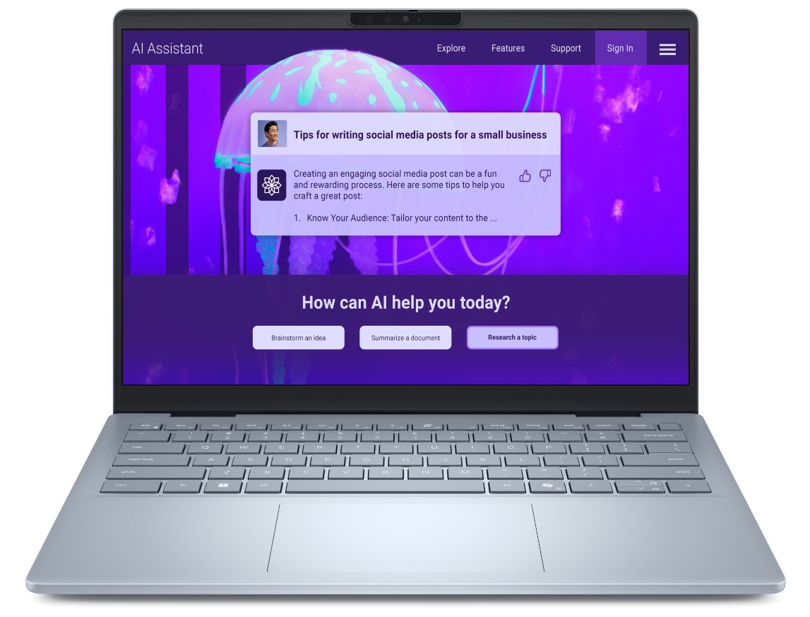 Dell 14 Plus/DB14250/U7-256V/14"/2560x1600/16GB/512GB/Arc 140V/W11H/Silver/1R