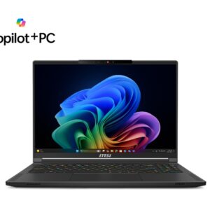 MSI Stealth/A16 AI+ A3XVGG/AI9-HX370/16"/2560x1600/32GB/2TB SSD/RTX 4070/W11P/Black/2R