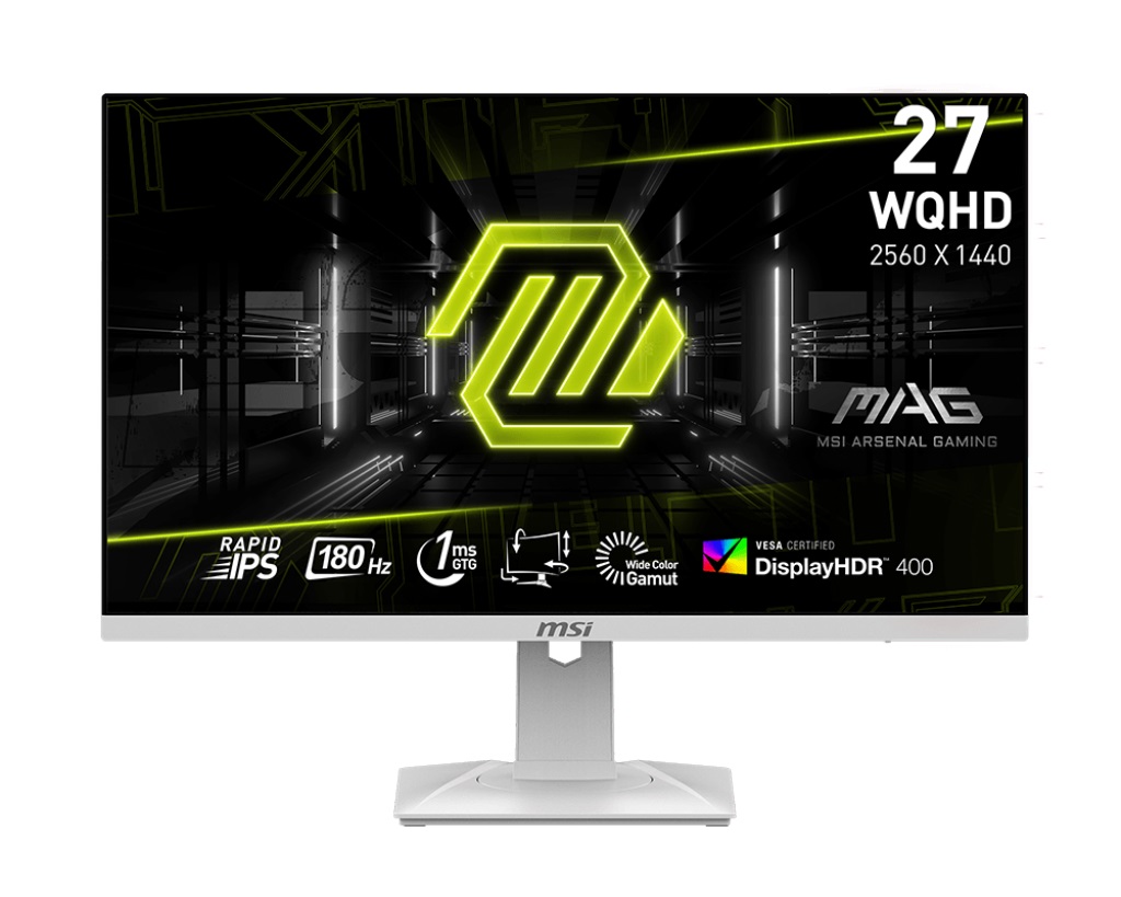 MSI MAG/274QRFW/27"/IPS/QHD/180Hz/1ms/Biela/3R