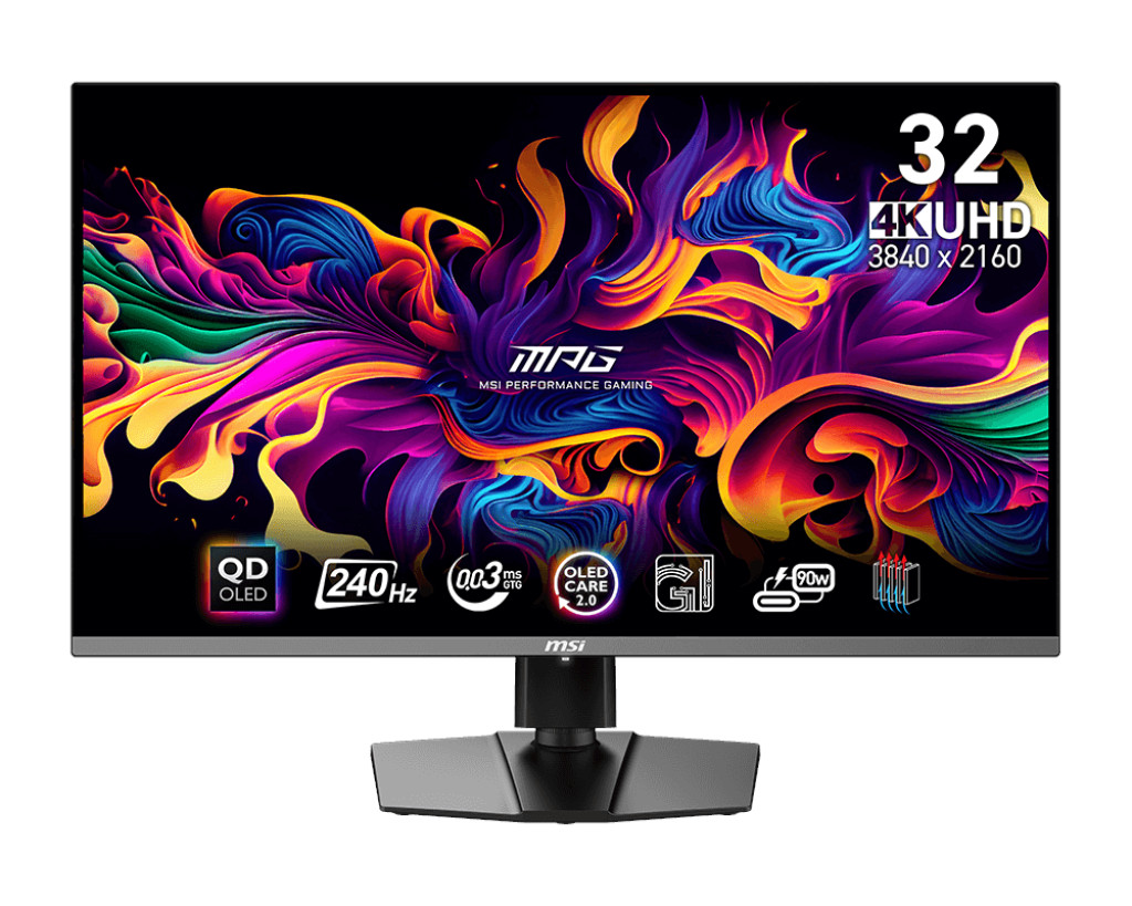 MSI MPG/321URX/31,5"/QD-OLED/4K UHD/240Hz/0,03ms/Čierna/3R