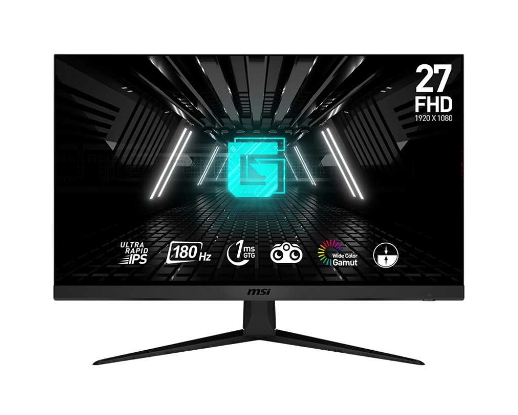 MSI/G2712F/27"/IPS/FHD/180Hz/1ms/Čierna/3R