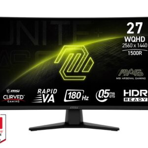 MSI MAG/274CQF/27"/VA/QHD/180Hz/0,5ms/Čierna/3R