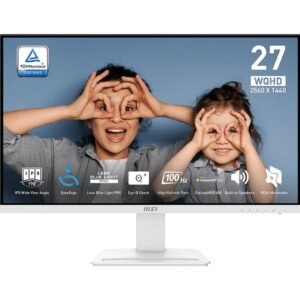 MSI Pro/MP273QW E2/27"/IPS/QHD/100Hz/1ms/White/2R