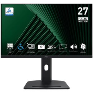MSI Pro/MP275PG/27"/IPS/FHD/100Hz/1ms/Black/2R
