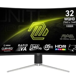 MSI MAG/325CQRXF E2/31,5"/VA/QHD/240Hz/0,5ms/Čierna/3R