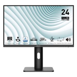 MSI Pro/MP243XP/23,8"/IPS/FHD/100Hz/1ms/Black/2R