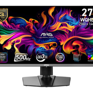 MSI MAG/272QP X50/26,5"/QD-OLED/QHD/500Hz/0,03ms/Čierna/3R