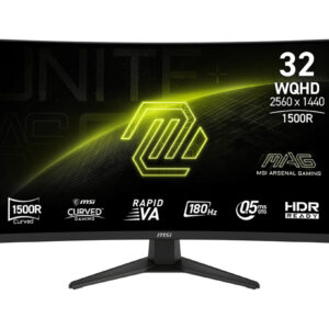 MSI MAG/321CQF E18/31,5"/VA/QHD/180Hz/0,5ms/Čierna/3R