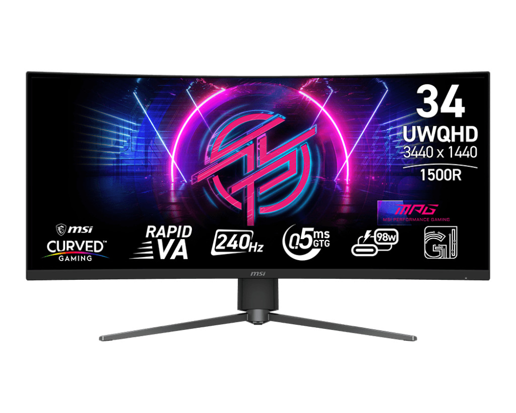 MSI MPG/346CQRF X24/34"/VA/wQHD/240Hz/0,5ms/Čierna/3R