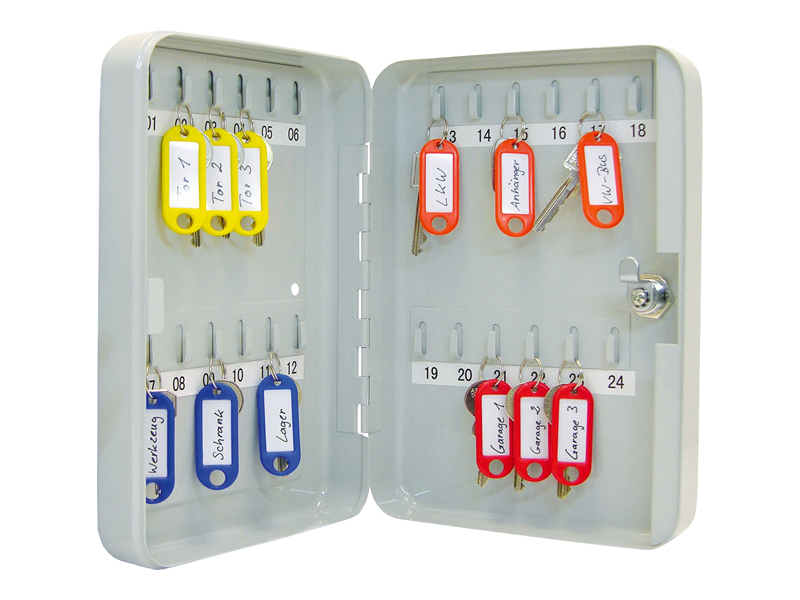 Schránka na kľúče WEDO, uzamykateľná, 24 kľúčov